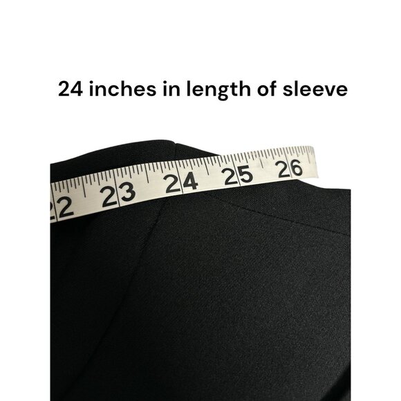 Evan PICONE Classic Black Blazer, Size 14 - Picture 10 of 12